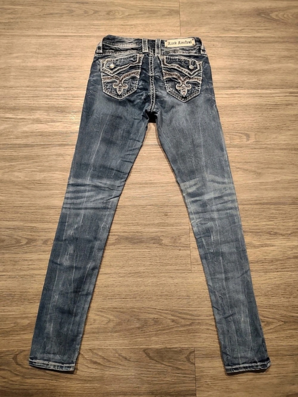 Rock Revival Skinny Jeans Waist 10 Blue